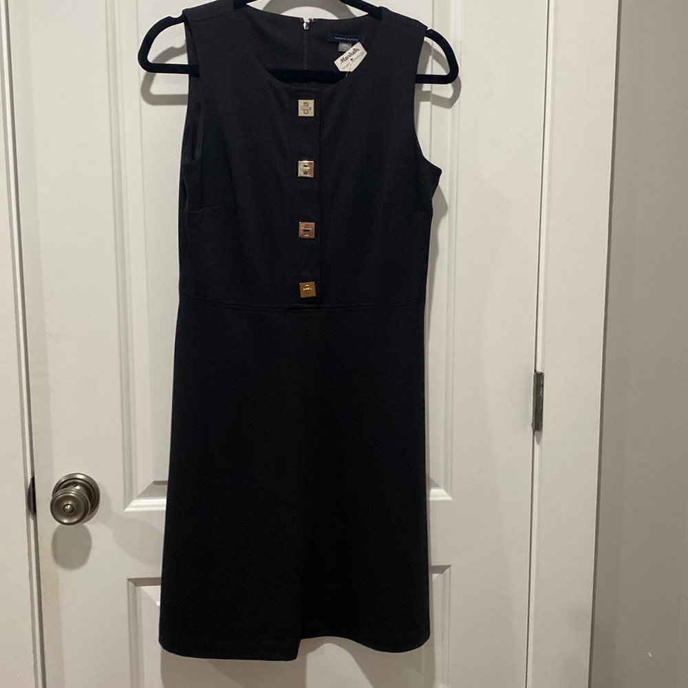 Woman’s black dress